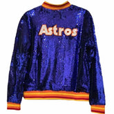 Astros Blue Sequin Jacket
